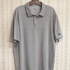 Adidas Men's Light Gray Polo Shirt